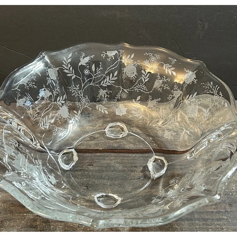 Fostoria elegant chintz